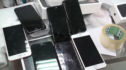 Lô hàng iPhone lậu được khai báo thành chuột máy tính