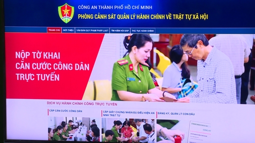 Ra mắt trang thông tin điện tử giúp người dân TP Hồ Chí Minh làm căn cước tại nhà