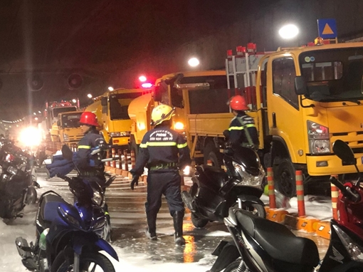 Diễn tập PCCC và CHCN trong đường hầm sông Sài Gòn