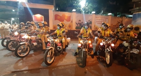 TP Hồ Chí Minh: CSGT ra quân đợt cao điểm