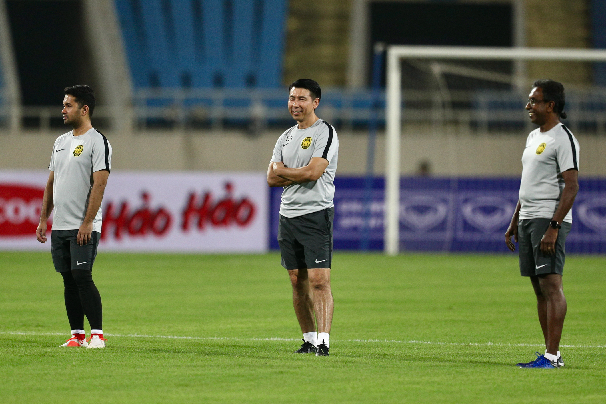 Đội tuyển Malaysia tập nhẹ trước trận cầu ngày mai