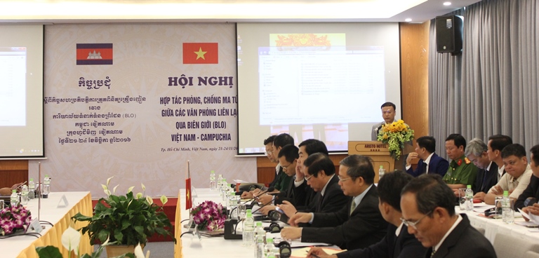 Hội nghị giao ban hợp tác phòng, chống ma túy giữa Việt Nam và Campuchia