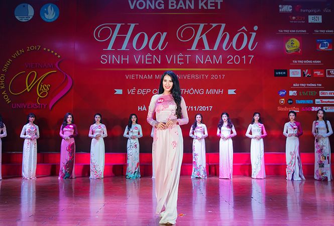 45 người đẹp vào chung kết “Hoa khôi Sinh viên Việt Nam” 2017