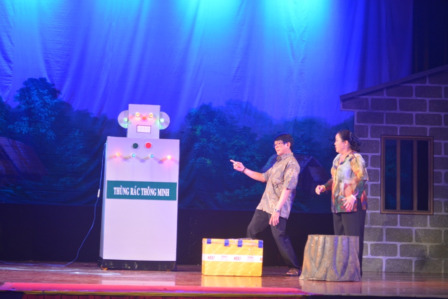 “Thùng rác thông minh” đoạt giải nhất cuộc thi sáng tác tiểu phẩm