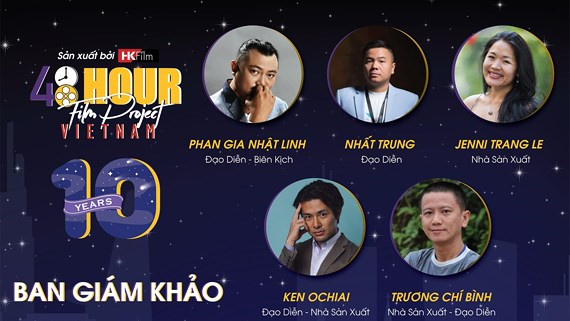 Đạo diễn Phan Gia Nhật Linh làm giám khảo cuộc thi “Dự án làm phim 48 giờ”