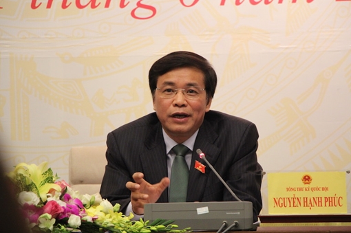 Tổng Thư ký Quốc hội: “Không chạy theo số lượng để đảm bảo tuổi thọ của luật”