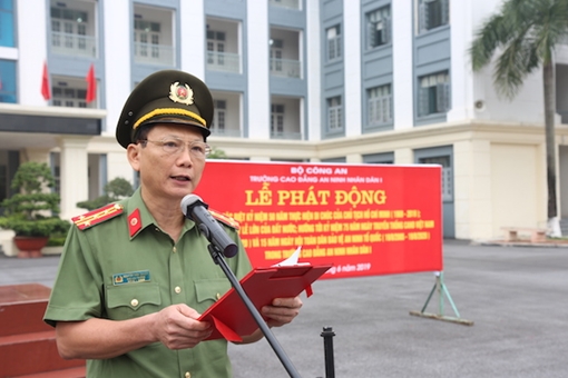 Cao đẳng ANND I phát động đợt thi đua đặc biệt