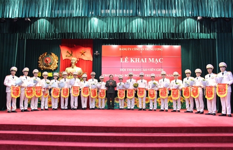 Khai mạc Hội thi “Báo cáo viên giỏi” trong Đảng bộ Công an Trung ương