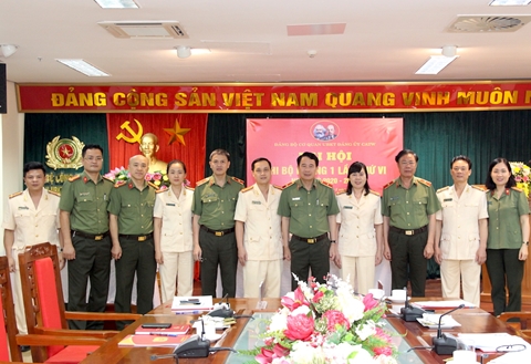 Đại hội điểm tại Cơ quan Ủy ban Kiểm tra Đảng ủy Công an Trung ương