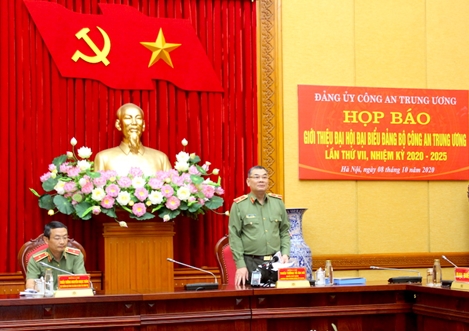 Đại hội Đảng bộ Công an Trung ương lần thứ VII sẽ diễn ra từ ngày 11 đến 13/10