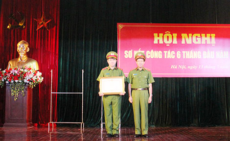 Bộ Tư lệnh Cảnh sát Cơ động Bộ Công an sơ kết 6 tháng đầu năm 2016