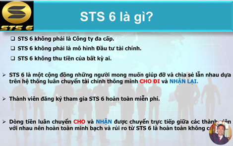 Cảnh giác trước lãi suất “khủng” của cộng đồng cho - nhận STS6