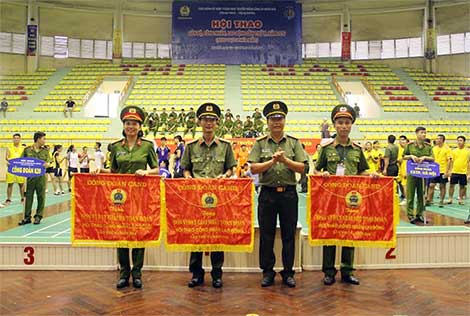 Bế mạc Hội thao Công đoàn Công an nhân dân lần thứ 10