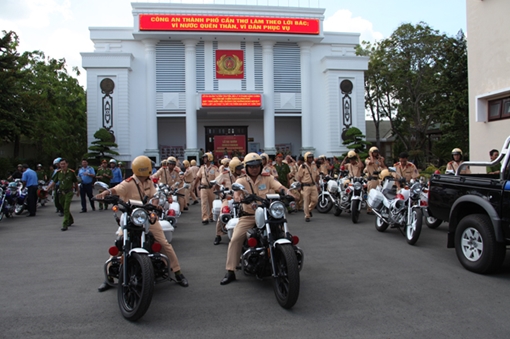 Triển khai cao điểm đảm bảo TTATGT trên địa bàn TP Cần Thơ