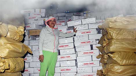 Nhiều doanh nghiệp lao đao vì hàng ngàn tấn hải sản tồn kho