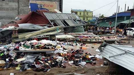 Hơn 100 hộ dân Tứ Kỳ bị thiệt hại do lốc xoáy