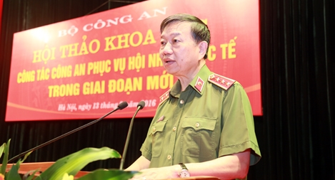 Hội thảo Khoa học công tác Công an phục vụ Hội nhập quốc tế trong giai đoạn mới