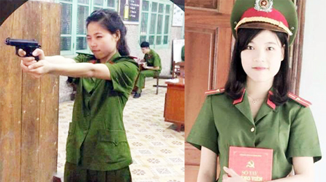 Nữ thủ khoa đầu ra trường Cảnh sát xinh đẹp và tài năng