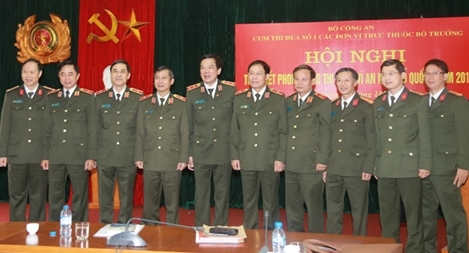 Khối các đơn vị trực thuộc Bộ trưởng tổng kết phong trào thi đua Vì ANTQ 