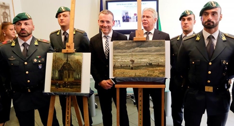 Cảnh sát Ý tìm thấy hai bức họa của Van Gogh bị đánh cắp