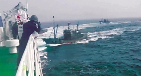 Nguy cơ đụng độ trên biển giữa Hàn Quốc, Nhật Bản và Trung Quốc