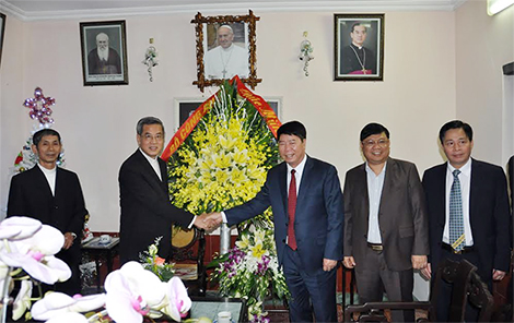 Lãnh đạo Bộ Công an thăm và chúc mừng nhân dịp Lễ Giáng sinh