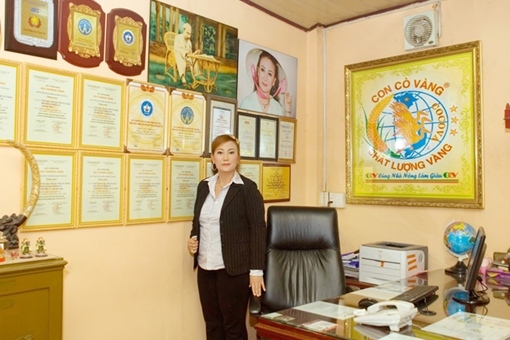 Cánh cò Việt Nam, cánh cò vàng