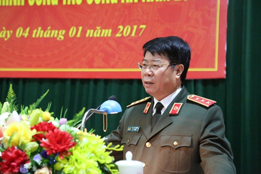 Công an Nghệ An triển khai công tác năm 2017