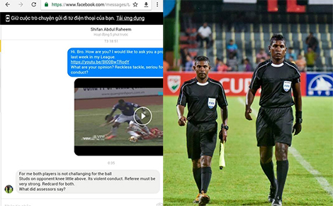 Trọng tài AFC tiếp tục khẳng định Hoàng Vũ Samson "bạo lực"