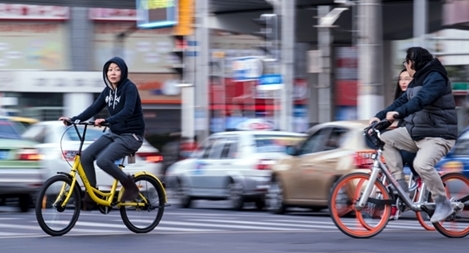 Xe đạp thuê kéo giảm kẹt xe