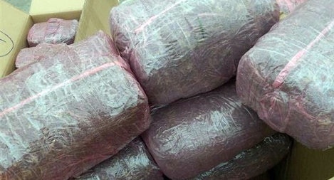 Lại phát hiện 2 lô hàng chứa hơn 110 kg nghi lá khát ở Nội Bài
