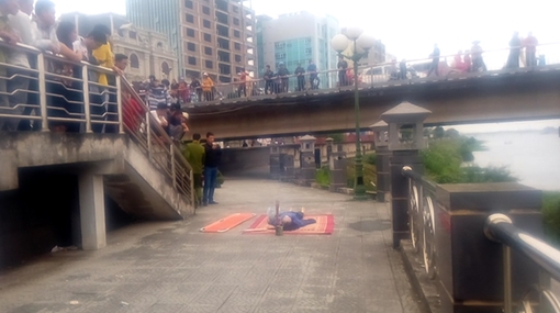 Phát hiện thi thể phụ nữ dưới chân cầu Hồng Phú