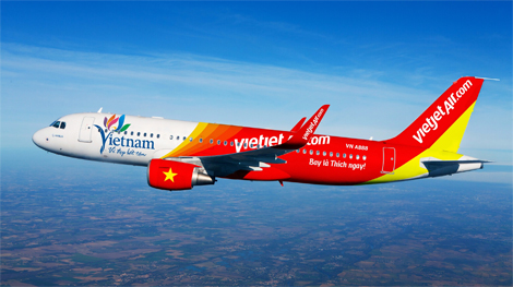 Bay Vietjet, thanh toán thẻ ANZ, tặng ngay 1 triệu đồng