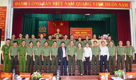 Tăng cường kiểm tra, giám sát, xây dựng lực lượng CAND trong sạch, vững mạnh