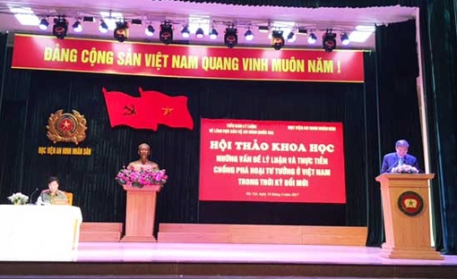Hội thảo khoa học đấu tranh chống phá hoại tư tưởng trong thời kỳ đổi mới