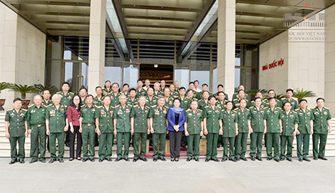 Chủ tịch Quốc hội gặp mặt cựu chiến binh Thành cổ Quảng Trị