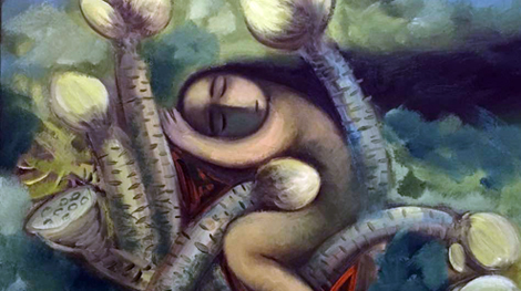 Họa sĩ Hoàng A Sáng: Thiền trong tranh