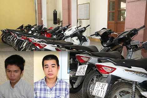 Kỹ sư xây dựng nghiện ma túy cùng đồng bọn trộm 33 xe máy