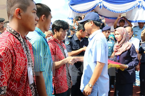 695 ngư dân từ Indonesia về nước an toàn