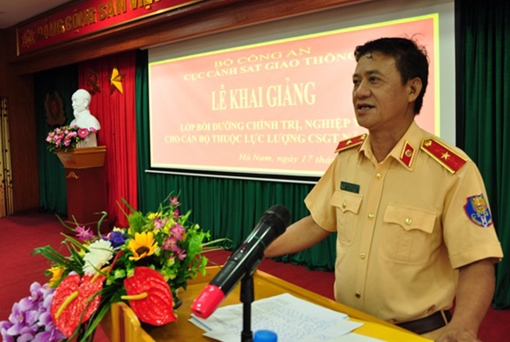 Khai giảng lớp bồi dưỡng chính trị nghiệp vụ cho cán bộ CSGT