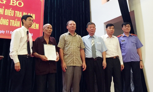 Cụ ông mang 2 án tử vẫn đang chờ bồi thường