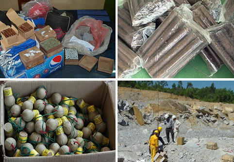 Những quy định về sử dụng vật liệu nổ công nghiệp