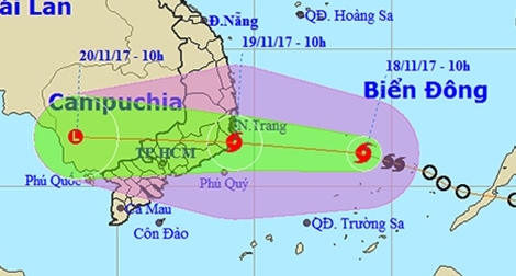 Bão Kirogi vào Nam Trung Bộ