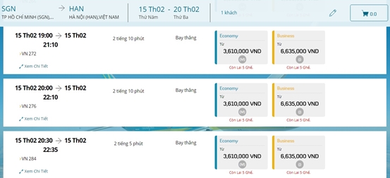 Vé máy bay không còn giá rẻ dịp cao điểm Tết