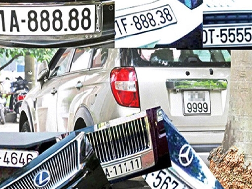 Sẽ công khai danh sách kho biển số đẹp để đấu giá
