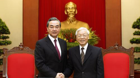 Tổng Bí thư tiếp Ủy viên Quốc vụ, Bộ trưởng Ngoại giao Trung Quốc