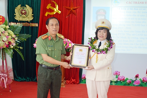 Bản lĩnh nữ Trưởng Công an phường ở một địa bàn trọng điểm