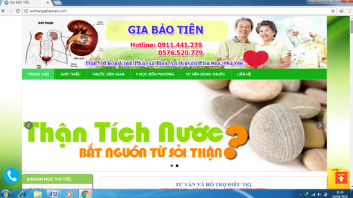 Hai “lương y” dỏm tự mở website quảng bá chữa bệnh hiểm nghèo