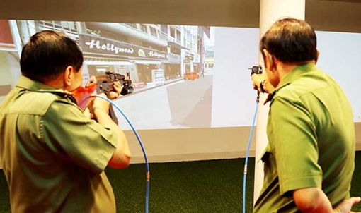 Công an TP Cần Thơ đưa vào sử dụng trường bắn điện tử