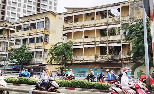 Tính mạng của hàng trăm hộ dân tại chung cư Vĩnh Hội đang bị đe dọa